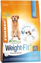 Fokker weight-fit light / sterilised hondenvoer 13 kg