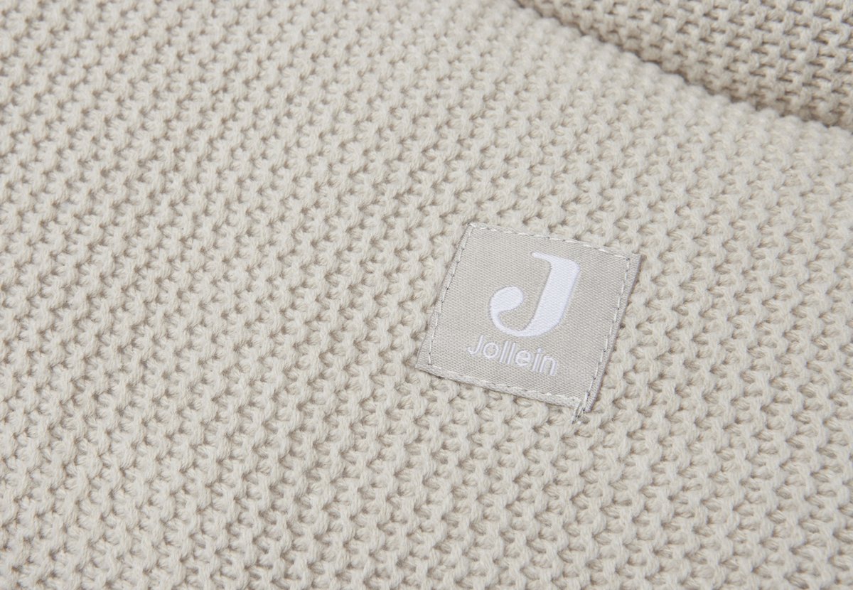 Jollein - Boxkleed Rond (Nougat) - Basic Knit - Katoen - Speelkleed Baby - 95cm
