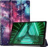 Lenovo Tab M10 FHD Plus Hoes Luxe Book Case Hoesje - Lenovo Tab M10 FHD Plus (2e gen) Hoes Cover (10,3 inch) - Galaxy