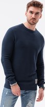 Ombre - heren sweater navy - klassiek - E185
