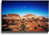 Walljar - Capitol Reef - Muurdecoratie - Canvas schilderij