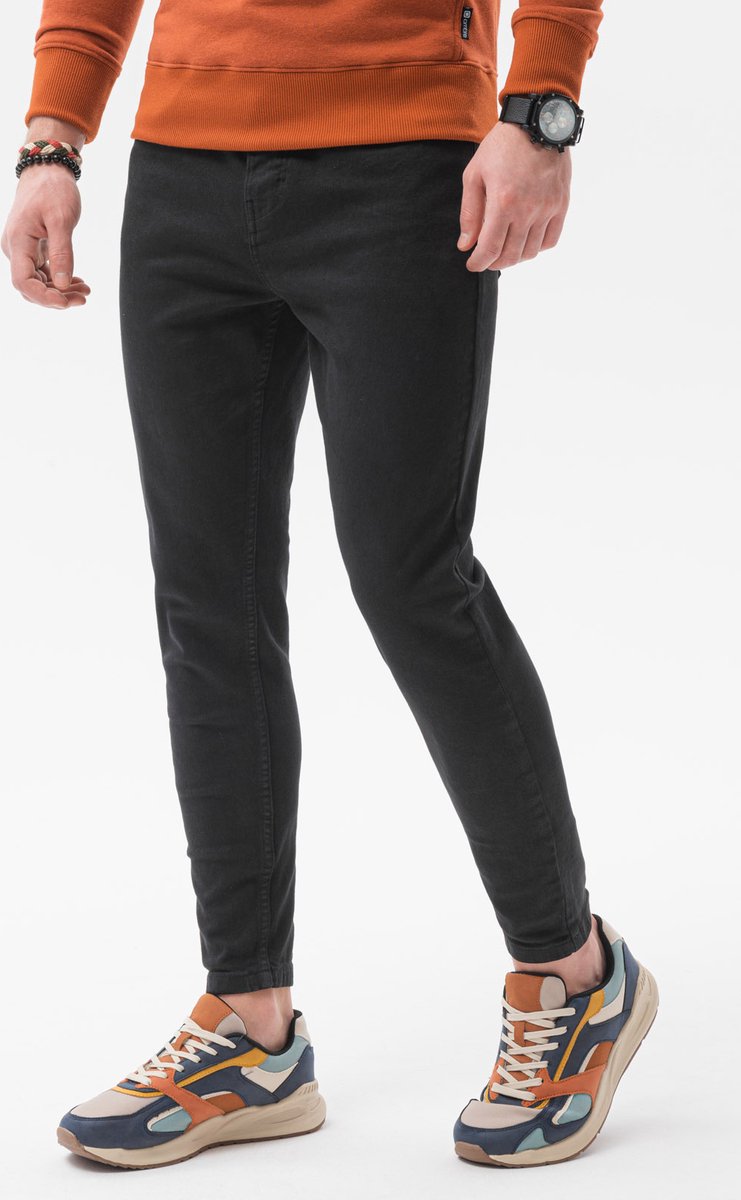 Ombre – heren jeans zwart – P1058-11