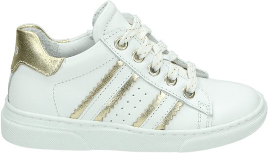 Twins 321130 - MeisjesLage schoenenKindersneakers - Kleur: Wit/beige - Maat: 28