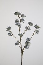 Kunsttak - twig plant - topkwaliteit decoratie - 2 stuks - zijden plant - Blauw - 68 cm hoog