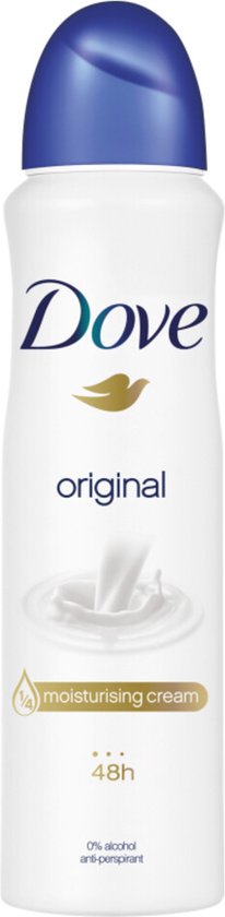 Dove Original Anti-transpirant Deodorant Spray - 6 x 150 ml - Voordeelverpakking - Dove