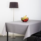 Raved Tafelzeil Streep 140 cm x  550 cm - Bruin - PVC - Afwasbaar