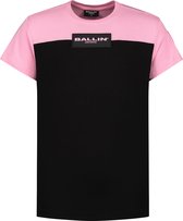 Ballin Amsterdam -  Jongens Slim Fit   T-shirt  - Roze - Maat 176