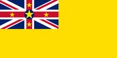 Vlag Niue 30x45cm