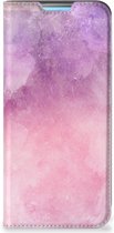 Leuk Telefoonhoesje Xiaomi Redmi 10 Bookcase Cover Pink Purple Paint