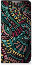 Telefoontasje Geschikt voor Samsung Galaxy S22 Plus Smart Cover Aztec