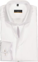 ETERNA Slim Fit overhemd - wit twill - Strijkvrij - Boordmaat: 43