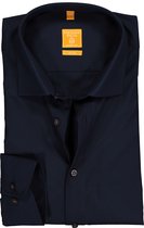 Redmond modern fit overhemd - nachtblauw - Strijkvriendelijk - Boordmaat: 37/38