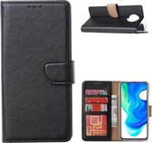 LuxeBass Hoesje geschikt voor Xiaomi Poco F2 Pro - Bookcase Zwart - portemonnee hoesje - telefoonhoes - gsm hoes - telefoonhoesjes