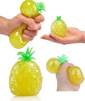 Fidget Toys Ananas Stressbal - 1 exemplaar - Knijpbal voor de hand - Met WaterBeads - 8 cm