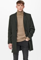 Only & Sons Jas Onsjulian King Coat In Otw Vd 22016665 Peat/melange Mannen Maat - M