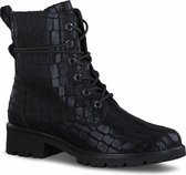 Tamaris Veterboots zwart - Maat 37