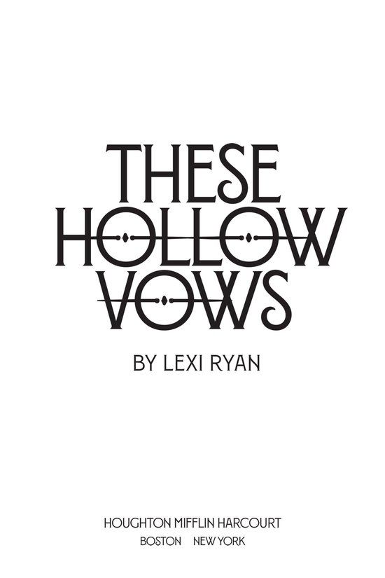 Foto: These hollow vows 1 these hollow vows