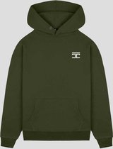 JORCUSTOM Icon Loose Fit Hoodie - Army - Volwassenen - Maat XS