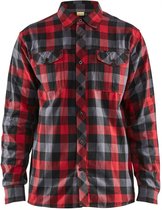 Blaklader Overhemd flanel 3299-1152 - Rood/Zwart - XL