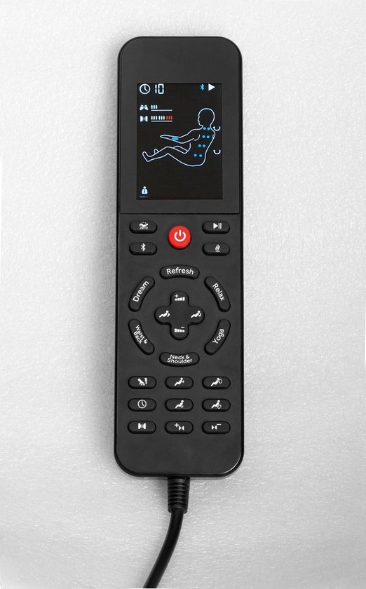 NRG Wellness Massage chair Deluxe - Wit