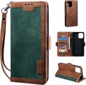 Book Case Apple iPhone 13 Mini | Hoogwaardig PU Leren Hoesje | Lederen Wallet Case | Luxe Uitstraling | Telefoonhoesje | Pasjeshouder | Portemonnee | Groen