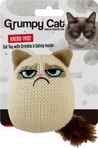 GRUMPY KNIT POUNCEY CAT TOY