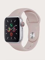 Duister Roze Siliconen Apple Watch Bandje - Duister Roze - 38/40/41 mm - Apple Watch Series 1 2 3 4 5 6 SE 7- Geschikt voor Apple Watch