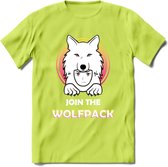 Saitama T-Shirt | Wolfpack Crypto ethereum Heren / Dames | bitcoin munt cadeau - Groen - XXL