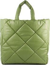 Stand Studio  Shopper Dames / Handtas - Leer - Assante diamond - Olijfgroen