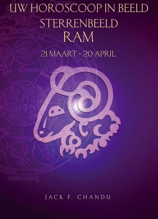 Cover van het boek 'Uw horoscoop in beeld: sterrenbeeld Ram' van Jack Chandu