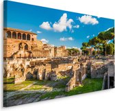 Schilderij - Forum van Trajanus, Rome Italië, Premium Print