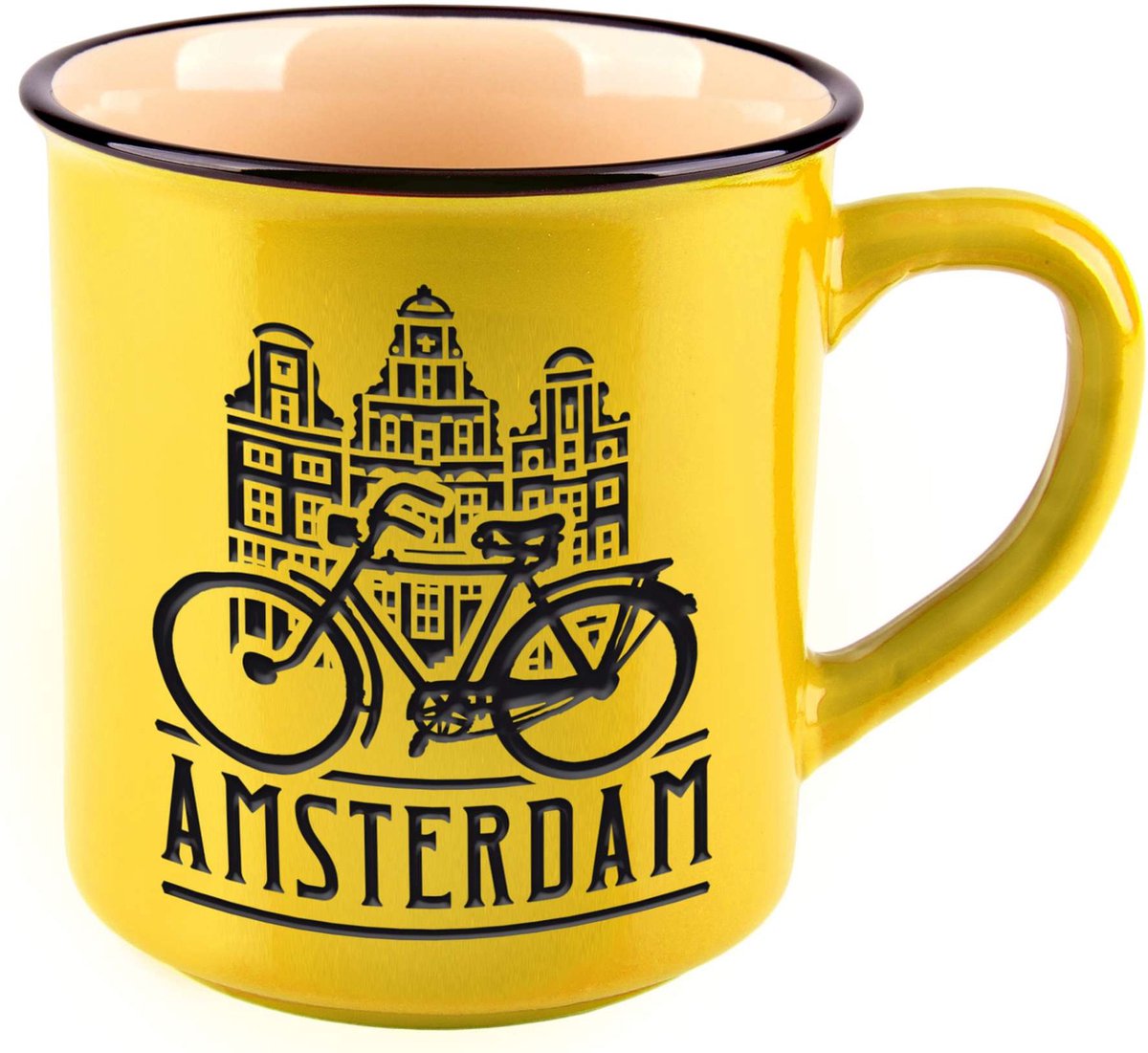 Tasse à Café Vélo - Giro D'Italia - Design Rétro - Blanche