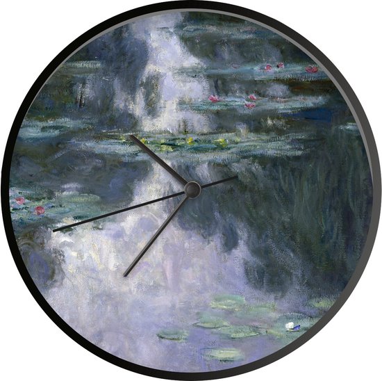 Klok Ø 30 cm De tuin van de kunstenaar te Giverny Schilderij van Claude