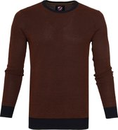 Suitable - Bince Pullover Bruin - Maat XXL - Modern-fit