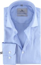 Suitable - Prestige Overhemd Albini Blauw - 40 - Heren - Slim-fit