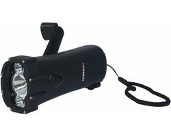 POWERplus Shark Dynamo / USB Oplaadbare LED Waterproof Zaklamp | Waterdicht  tot 10... | bol.com