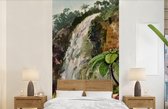 Behang - Fotobehang Waterval - Kunst - Oude meesters - Breedte 120 cm x hoogte 240 cm