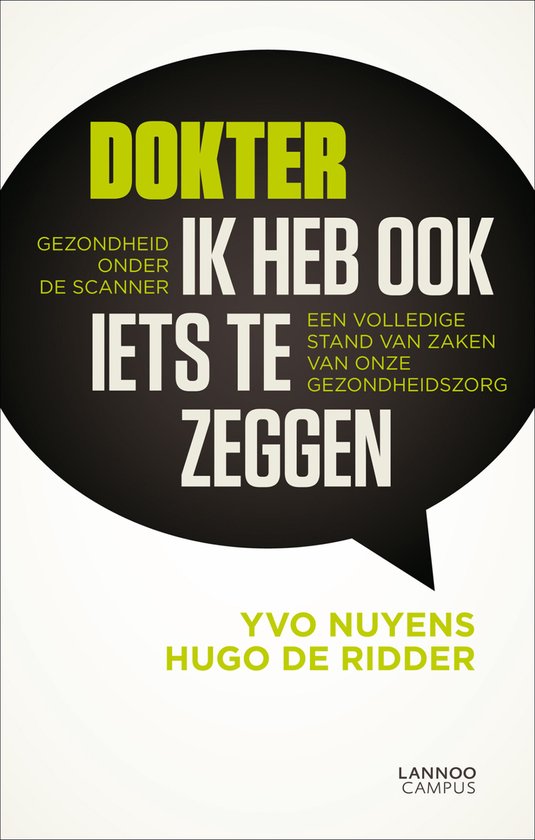Cover van het boek 'Dokter ik heb ook iets te zeggen'