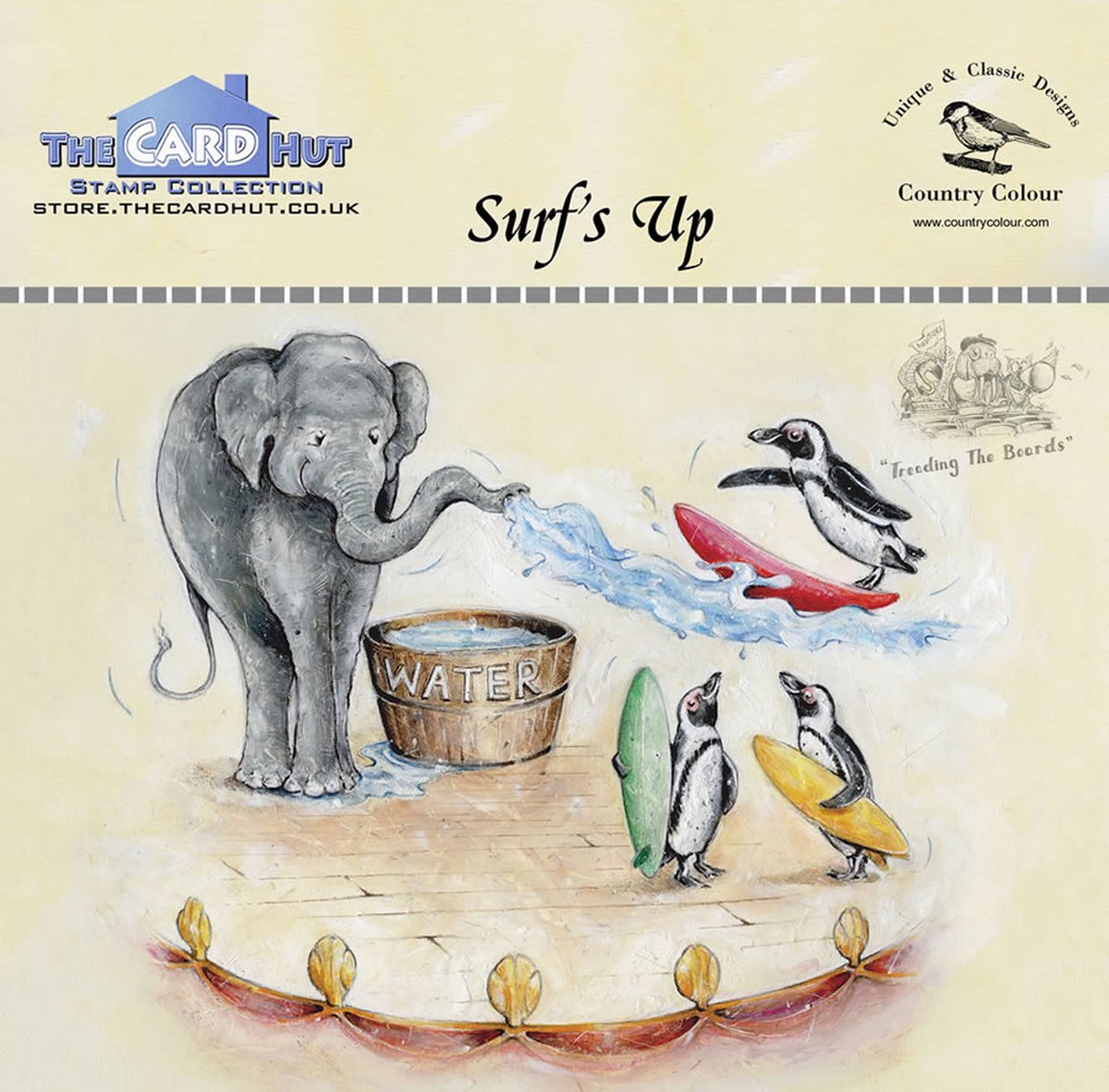 Surf's Up Clear Stamps (CCTBSU) (DISCONTINUED)