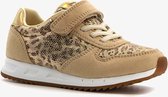 Blue Box meisjes sneakers met luipaardprint - Beige - Maat 31