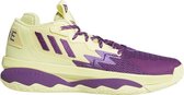 adidas Dame 8 - Sportschoenen - geel/paars - maat 46