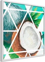 Tropical Mosaic with Coconut (Square)