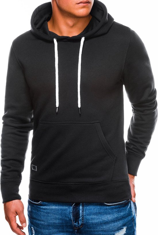 Ombre - sweat à capuche pour hommes noir - basique