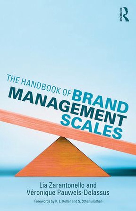 The Handbook of Brand Management Scales - cover