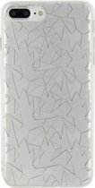 Apple iPhone 7 Plus Hoesje - Xccess - Serie - Hard Kunststof Backcover - Zilver - Hoesje Geschikt Voor Apple iPhone 7 Plus