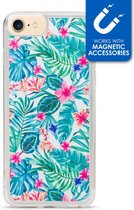 Apple iPhone 6/6s Plus Hoesje - My Style - Magneta Serie - TPU Backcover - White Jungle - Hoesje Geschikt Voor Apple iPhone 6/6s Plus