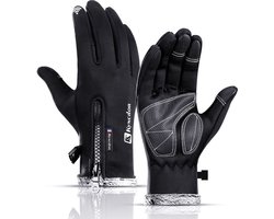 KYNCILOR Winter Handschoenen Touchscreen Wind en Water Proof Zwart XL