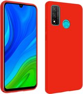 Siliconen Backcover Hoesje Huawei P Smart 2020 Rood - Telefoonhoesje - Smartphonehoesje - Zonder Screen Protector