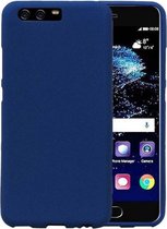 Siliconen Backcover Hoesje Huawei P10 Blauw - Telefoonhoesje - Smartphonehoesje - Zonder Screen Protector