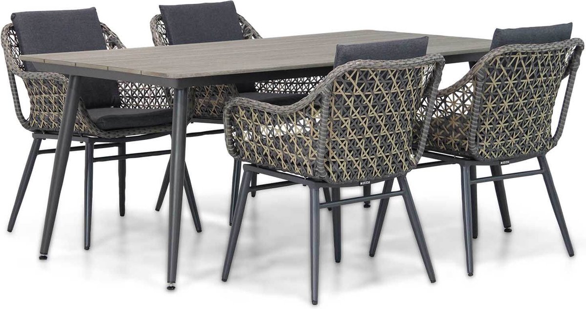 Lifestyle Dolphin/Matale 180 cm dining tuinset 5-delig
